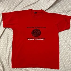 Vintage Marketing Research Assn Walk Run T Shirt, Screen Stars Best